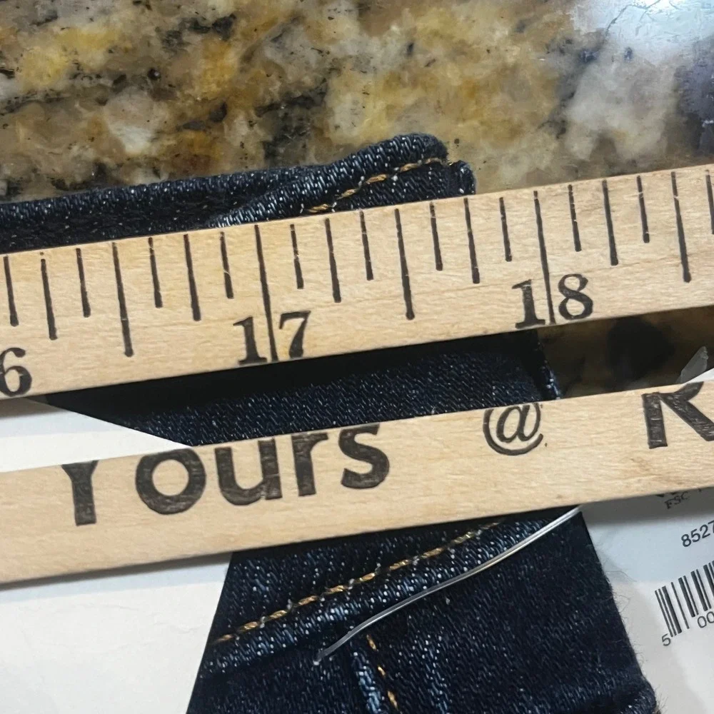 NEW Gap Vintage Slim High Rise Jeans Womens 33 16R Indigo Blue Stretch Ankle